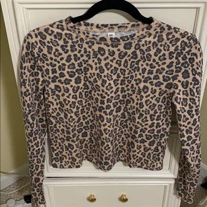 BP Leopard waffle long sleeve
